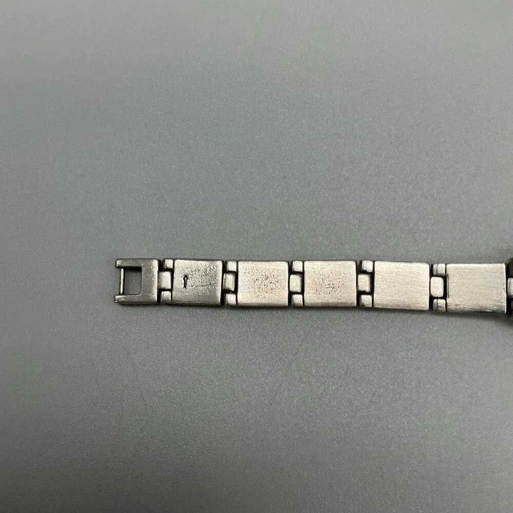 Carriage By Timex Womens Watch 22mm White Dial Silver Tone New Battery 7.5